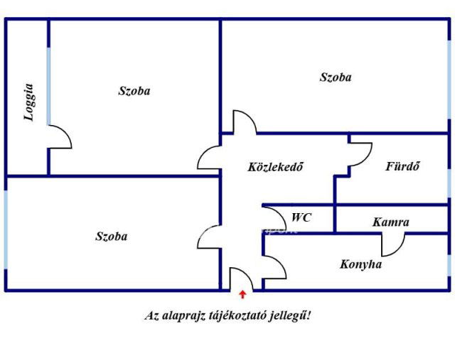 Eladó téglalakás, Szegeden 68.9 M Ft, 3 szobás