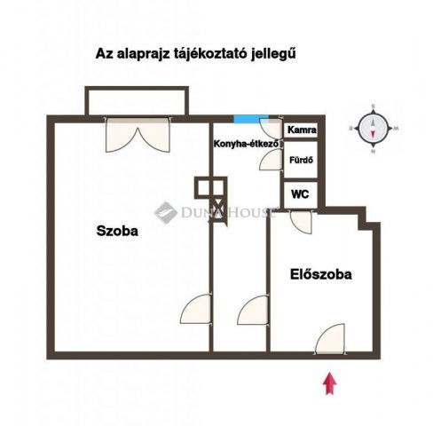 Eladó téglalakás, Komlón, Vörösmarty Mihály utcában 12.7 M Ft