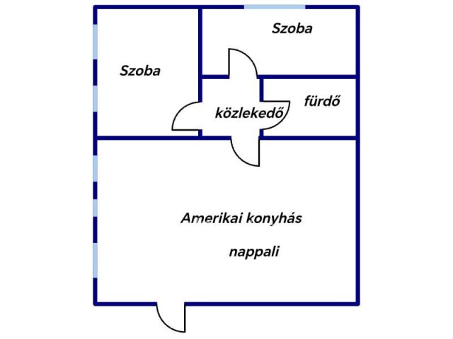 Eladó téglalakás, Egerben 61.9 M Ft, 1+2 szobás