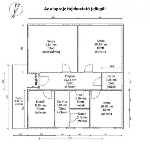 Eladó családi ház, Écsen 73 M Ft, 2+1 szobás