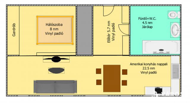 Eladó téglalakás, Salgótarjánban 17.9 M Ft, 2 szobás