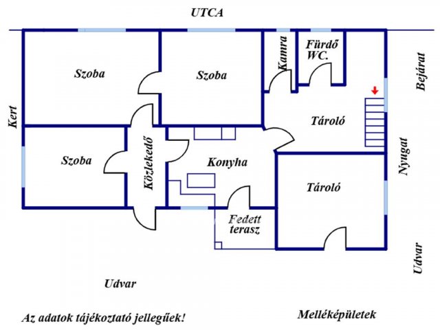Eladó családi ház, Osztopánon 19 M Ft, 3 szobás