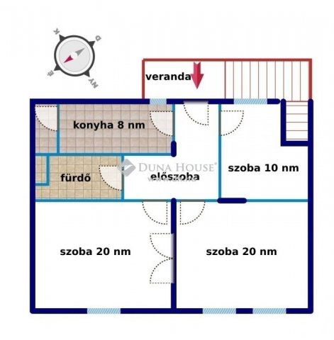 Eladó téglalakás, Budapesten, XIV. kerületben 79 M Ft, 3 szobás