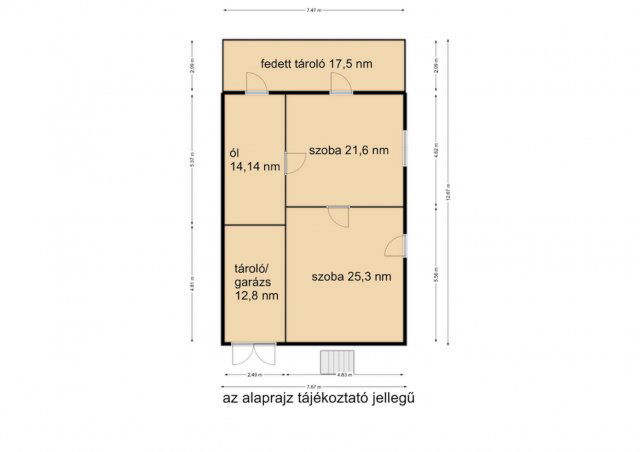 Eladó mezogazdasagi ingatlan, Gyulán 20.9 M Ft, 3 szobás
