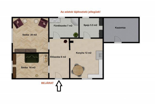 Eladó családi ház, Lőrinciben 29.2 M Ft, 2 szobás