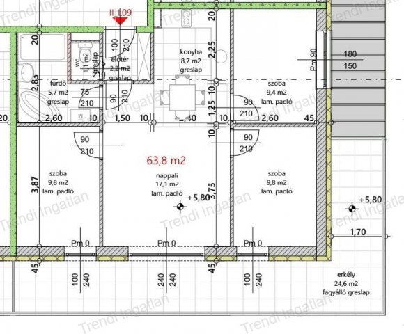 Eladó téglalakás, Győrött 61.489 M Ft, 4 szobás