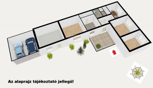 Eladó családi ház, Péterin 75.9 M Ft, 4 szobás