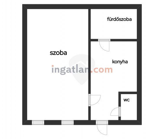 Eladó téglalakás, Budapesten, VI. kerületben 49.9 M Ft, 1 szobás