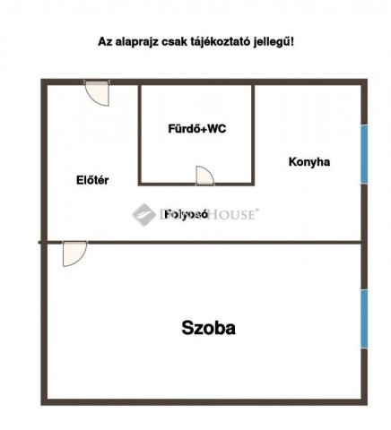 Eladó téglalakás, Budapesten, IV. kerületben 38 M Ft, 1 szobás