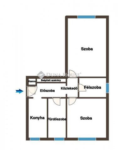 Eladó téglalakás, Tatabányán 45 M Ft, 2+1 szobás
