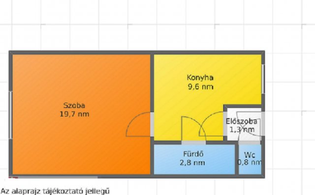 Eladó téglalakás, Salgótarjánban 12.8 M Ft, 1 szobás