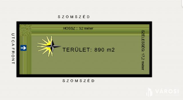 Eladó telek, Hódmezővásárhelyen 15.5 M Ft