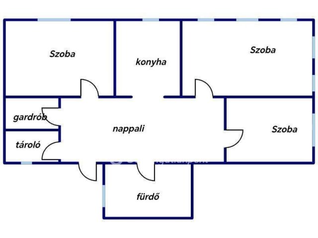 Eladó téglalakás, Egerben 62.9 M Ft, 2+1 szobás