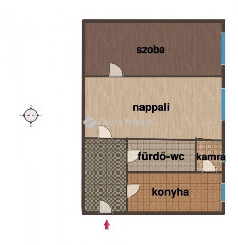 Eladó téglalakás, Zalaegerszegen 35 M Ft, 2 szobás