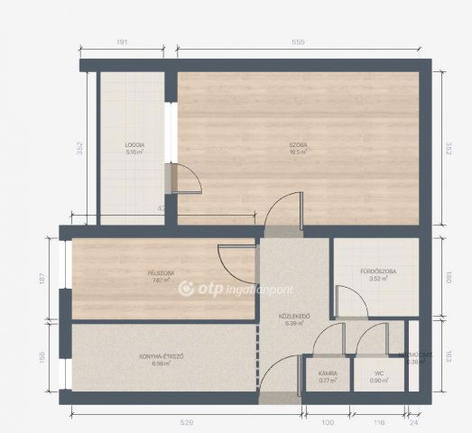 Eladó téglalakás, Budapesten, XXI. kerületben 49.9 M Ft