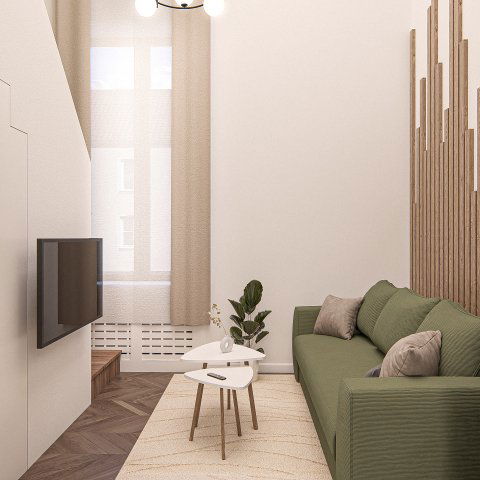 Eladó téglalakás, Budapesten, VI. kerületben 54.9 M Ft, 1 szobás