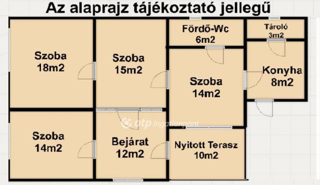 Eladó családi ház, Dögén 19.9 M Ft, 4 szobás