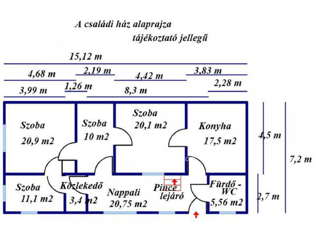 Eladó családi ház, Garán 12.59 M Ft, 4 szobás