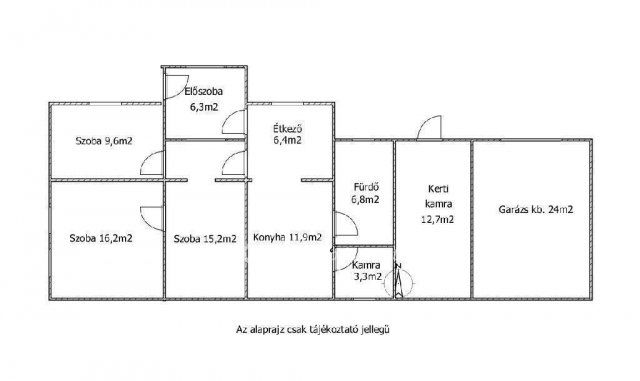 Eladó családi ház, Tárnokon 74.9 M Ft, 3 szobás