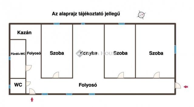 Eladó családi ház, Csákváron 58 M Ft, 3 szobás