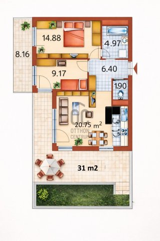 Eladó téglalakás, Budapesten, XX. kerületben 89.5 M Ft, 3 szobás