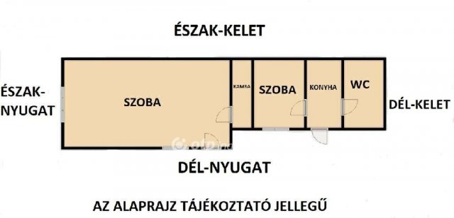 Eladó családi ház, Budapesten, III. kerületben 70 M Ft, 2 szobás
