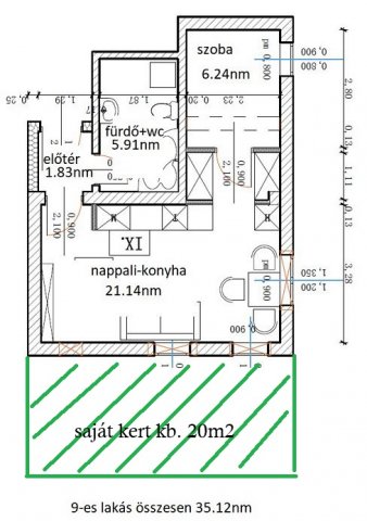 Kiadó iroda, Érden 215 E Ft / hó, 2 szobás