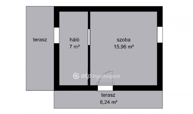 Eladó nyaraló, Szentesen 7.5 M Ft, 1+1 szobás