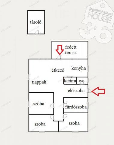 Eladó családi ház, Kecskeméten 94.99 M Ft, 4 szobás