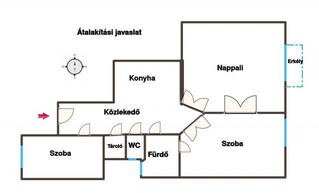 Eladó téglalakás, Budapesten, XIII. kerületben 99.9 M Ft