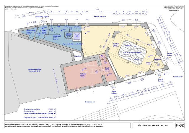Kiadó üzlethelyiség, Székesfehérvárott 1200 E Ft / hó