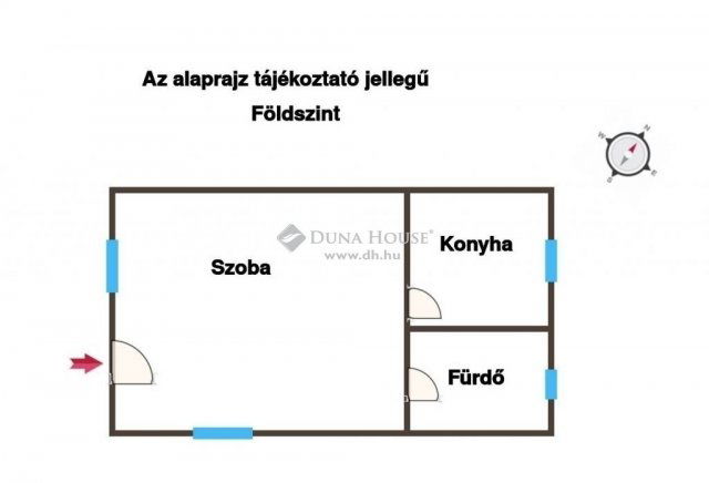 Eladó családi ház, Dunaharasztin 97.9 M Ft, 2 szobás