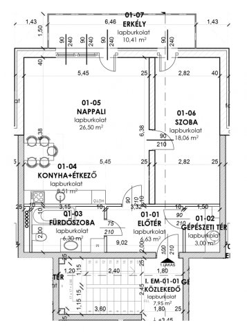 Eladó téglalakás, Szegeden 85.9 M Ft, 2 szobás