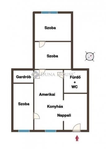 Eladó téglalakás, Budapesten, VIII. kerületben 69.9 M Ft