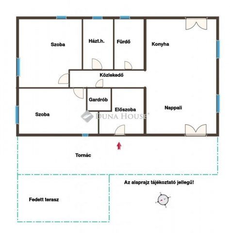 Eladó családi ház, Pócsmegyeren 94.9 M Ft, 3 szobás