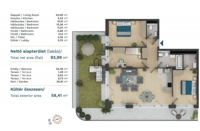 Eladó téglalakás, Budapesten, XIII. kerületben 205.39 M Ft
