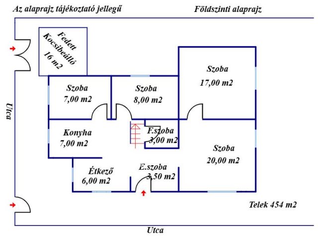 Kiadó nyaraló, Gyulán 230 E Ft / hó, 3+2 szobás