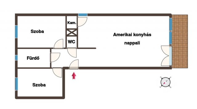 Eladó téglalakás, Budapesten, XVIII. kerületben 88.9 M Ft