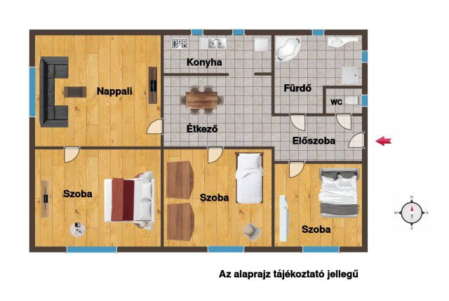 Eladó családi ház, Érden 109 M Ft, 4 szobás