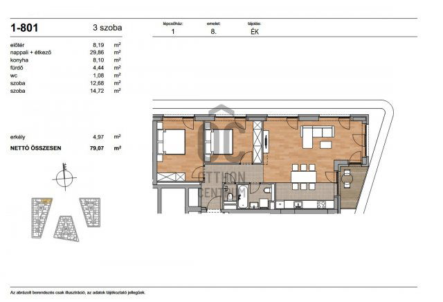 Eladó téglalakás, Budapesten, XI. kerületben 153.13 M Ft