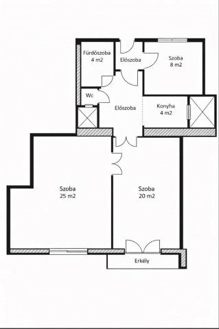 Eladó téglalakás, Budapesten, VIII. kerületben 84 M Ft, 3 szobás