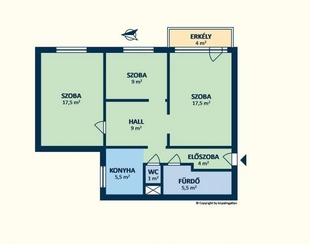 Eladó téglalakás, Budapesten, IV. kerületben, Kassai utcában