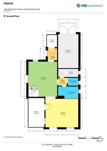 Eladó családi ház, Bakonyjákón 99.5 M Ft, 2+3 szobás