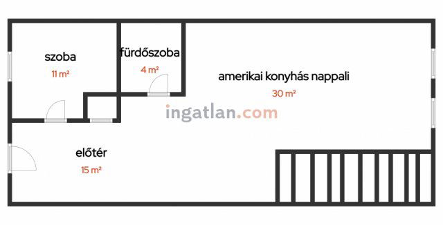 Eladó téglalakás, Budapesten, VI. kerületben, Eötvös utcában