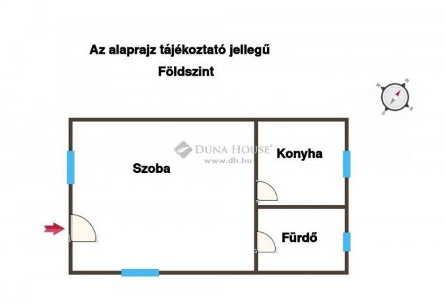 Eladó családi ház, Dunaharasztin 97.9 M Ft, 2 szobás