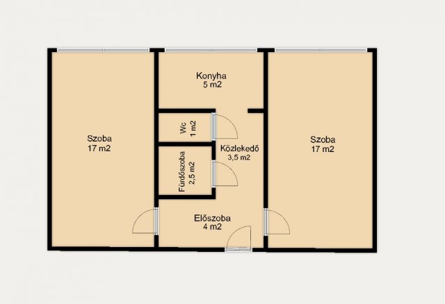 Eladó panellakás, Budapesten, XIV. kerületben 79 M Ft, 2 szobás