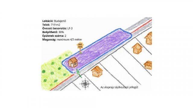 Eladó telek, Budajenőn 75 M Ft / költözzbe.hu