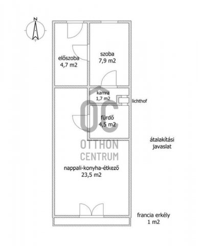 Eladó téglalakás, Budapesten, XIV. kerületben 61 M Ft, 2 szobás
