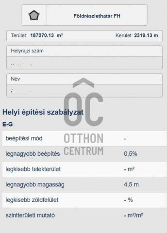 Eladó mezogazdasagi ingatlan, Debrecenben 110 M Ft
