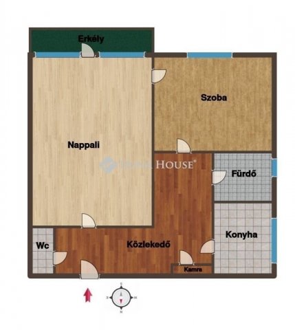 Eladó panellakás, Budapesten, IX. kerületben 61.99 M Ft, 2 szobás
